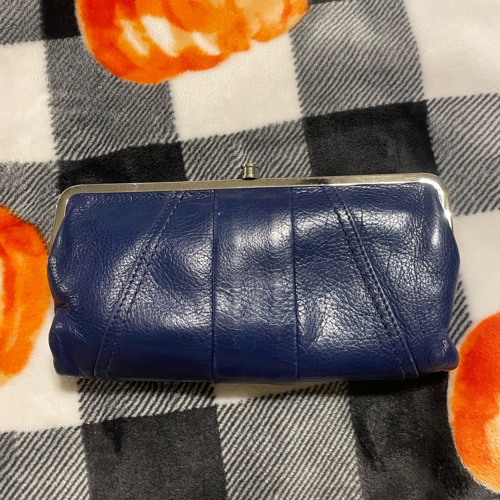 Hobo International Lauren Clutch Bag in  Deep Blue